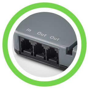 protection for cable box/satellite and telephone/fax - icon